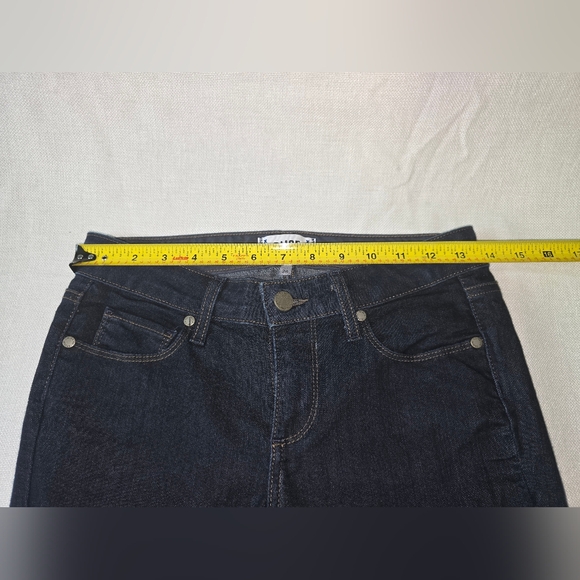 PAIGE Midnight Blue Denim Jeans Skyline Skinny Sz. 26 Travel Casual Outdoor - Picture 10 of 15